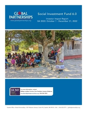 SIF 5.0 Q4 2022 Impact Report Cover