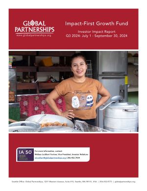 Q3 2024 IFGF Impact Report cover